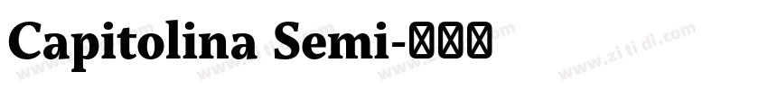 Capitolina Semi字体转换